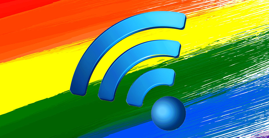 lgbt wfi symbol - wifi and networking