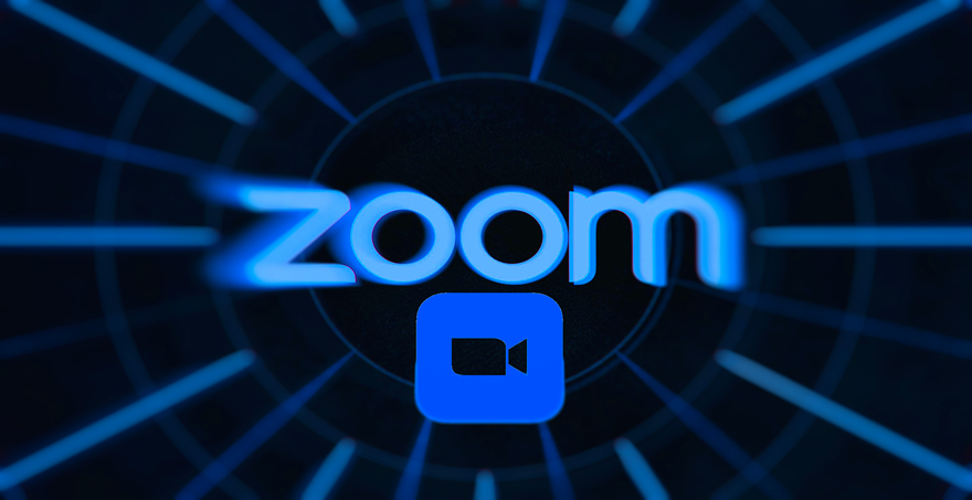 zoom like a camera zoom and zoom logo